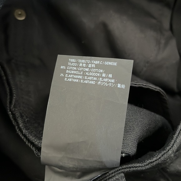NWT Saint Laurent High Rise Skinny Jeans in Black - Picture 10 of 13